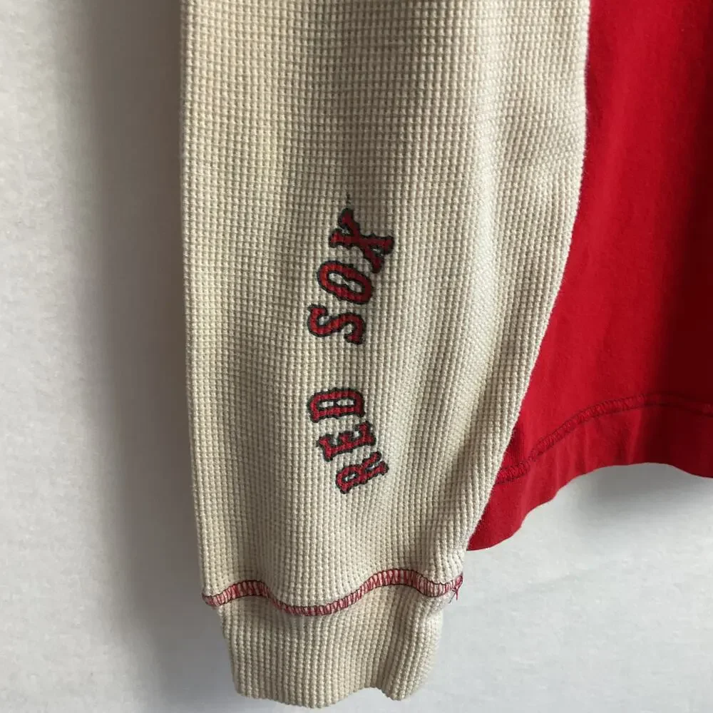Cooperstown Collection Boston Red Sox Baseball Mens XL Long Sleeve Thermal Shirt